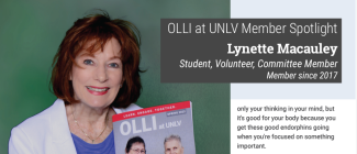 OLLI at UNLV Member Spotlight Lynette Macauley Student, Volunteer, Committee Member Member since 2017