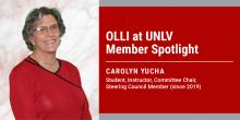 Olli Member spotlight Carolyn Yucha  Student, Instructor, Committee Chair, Steering Council Member (since 2019)